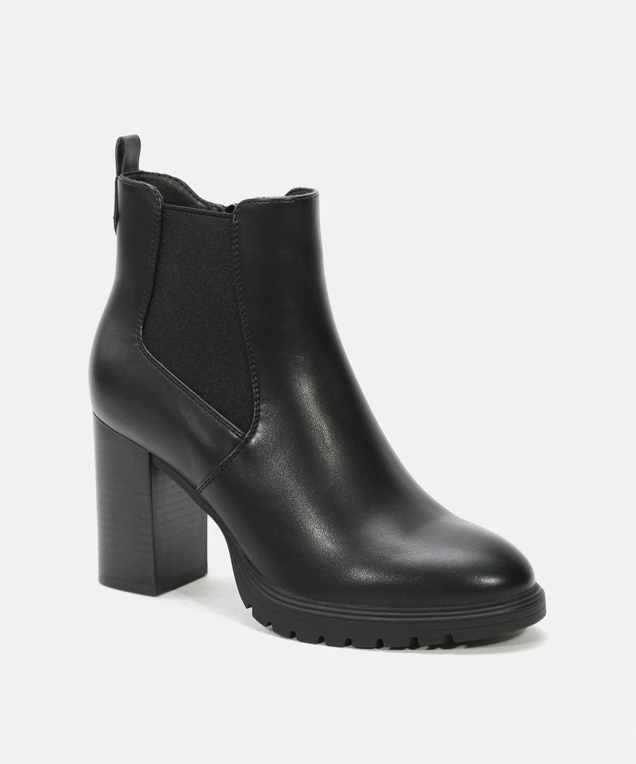 Botines tacón chelsea image number null